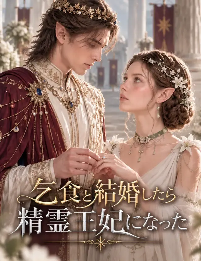 「乞食と結婚したら、精霊王妃になった」のカバー画像