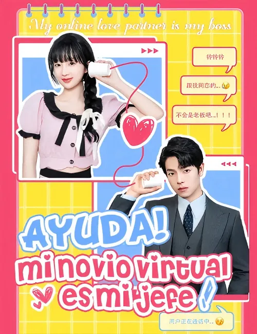 Portada de ¡Ayuda! Mi novio virtual es mi jefe
