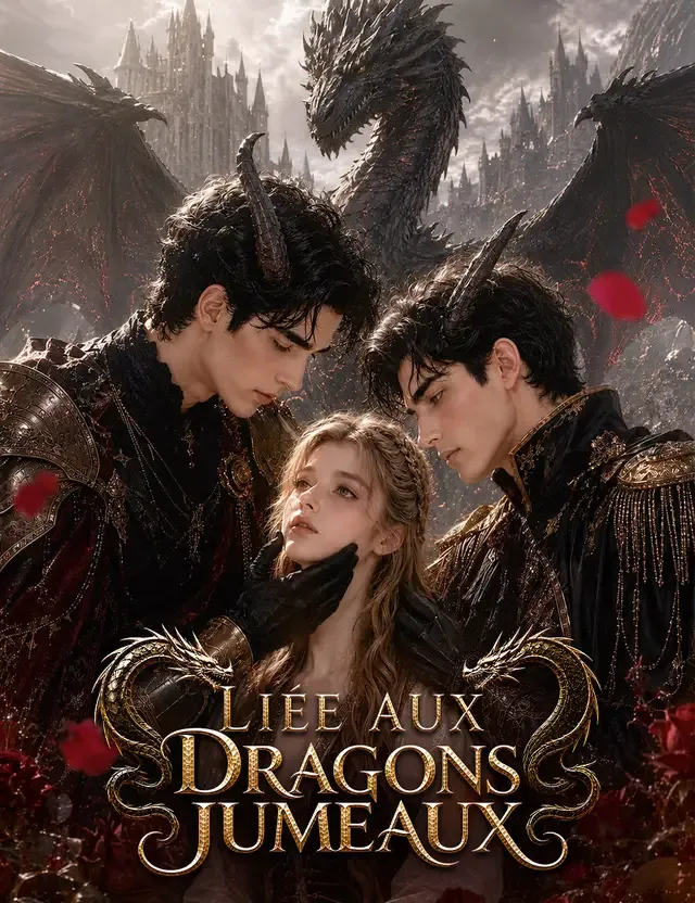 Couverture de Liée aux dragons jumeaux
