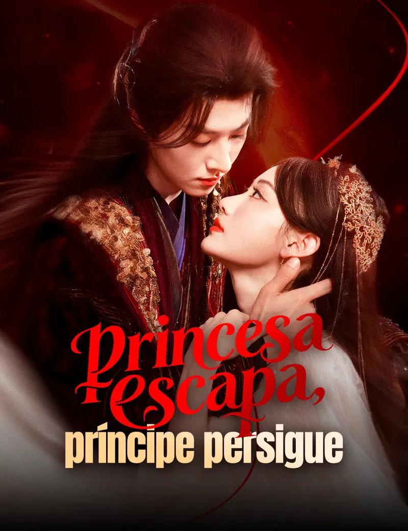 Portada de princesa escapa, príncipe persigue