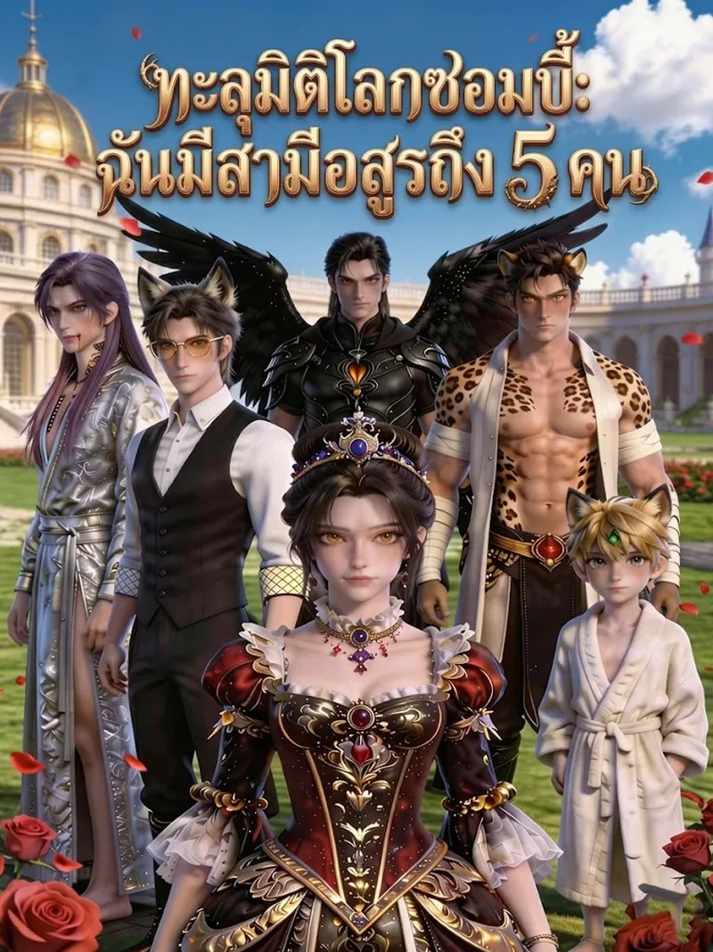 หน้าปกทะลุมิติโลกซอมบี้: ฉันมีสามีอสูรถึง 5 คน