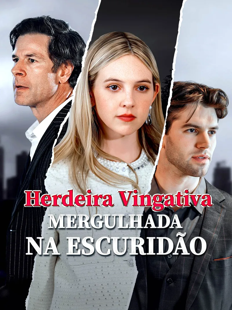 Capa de Herdeira Vingativa Mergulhada na Escuridão