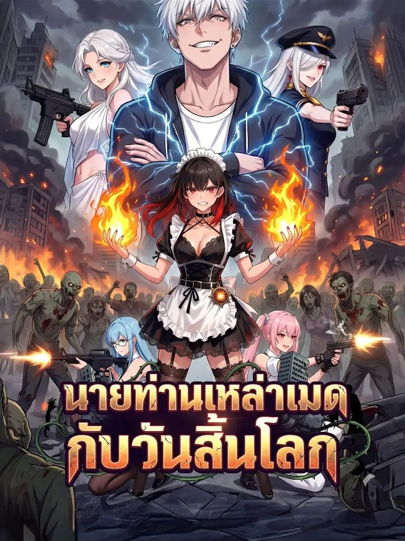 หน้าปกนายท่านเหล่าเมดกับวันสิ้นโลก