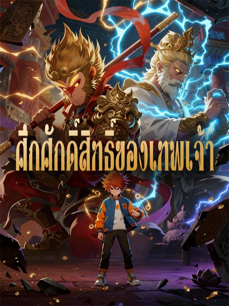 หน้าปกศึกศักดิ์สิทธิ์ของเทพเจ้า