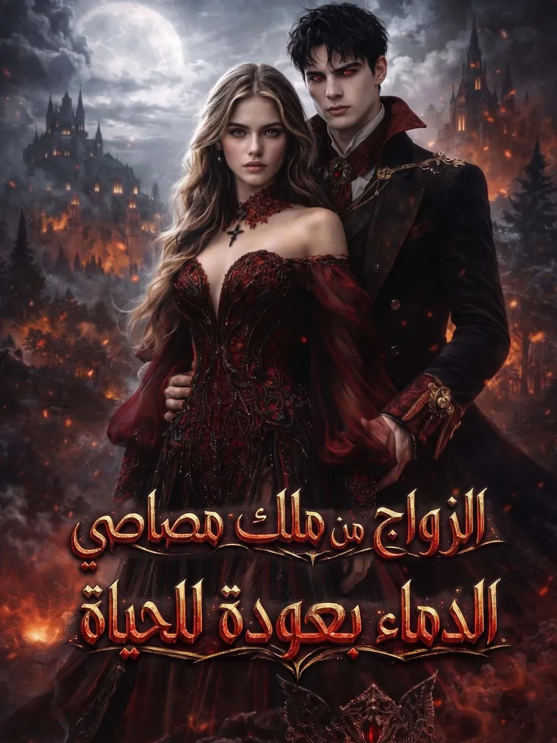 غلاف المدبلج-الزواج من ملك مصاصي الدماء بعد العودة للحياة