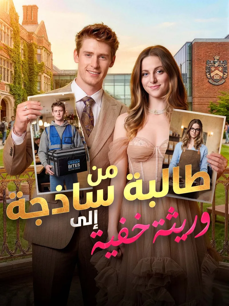 غلاف من طالبة ساذجة إلى وريثة خفية
