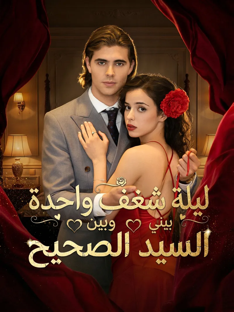 غلاف ليلة شغف واحدة بيني وبين السيد الصحيح