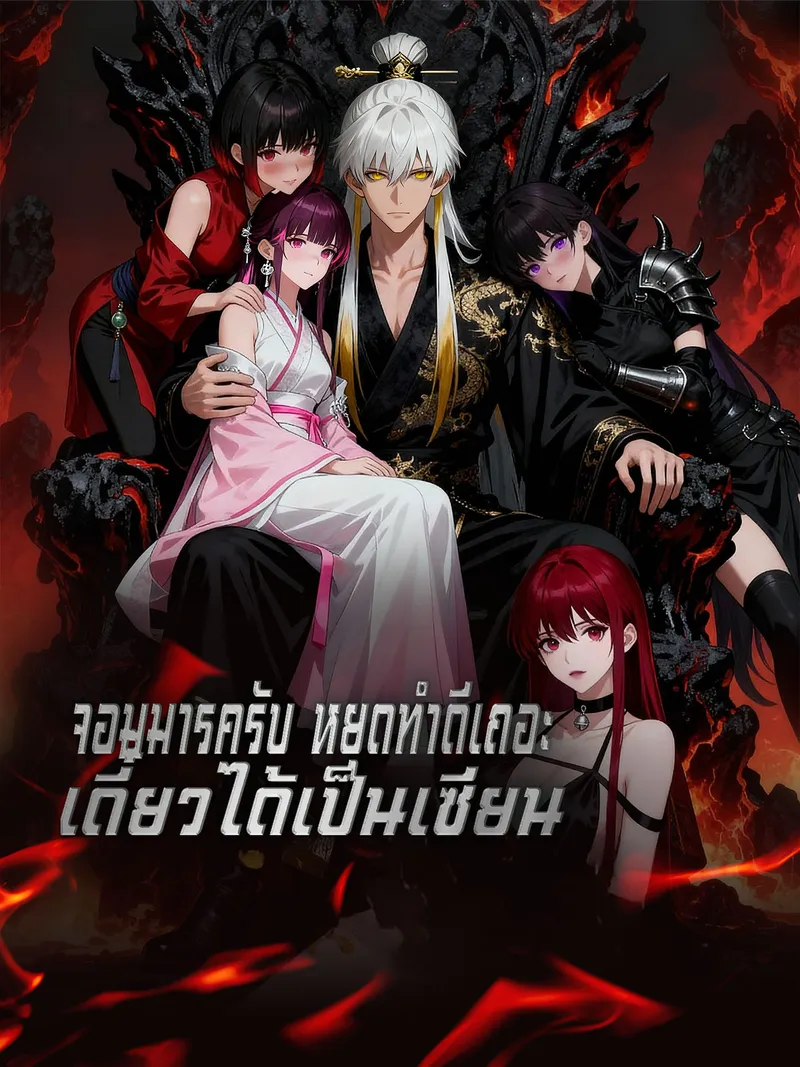 หน้าปกจอมมารครับ หยุดทำดีเถอะ เดี๋ยวได้เป็นเซียน
