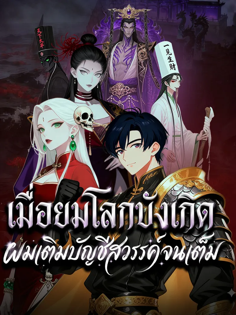 หน้าปกเมื่อยมโลกบังเกิด ผมเติมบัญชีสวรรค์จนเต็ม
