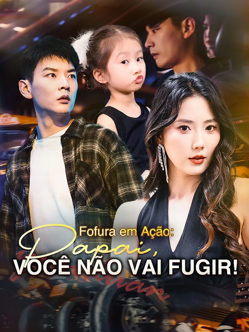 Capa de Fofura em Ação: Papai, Você Não Vai Fugir!