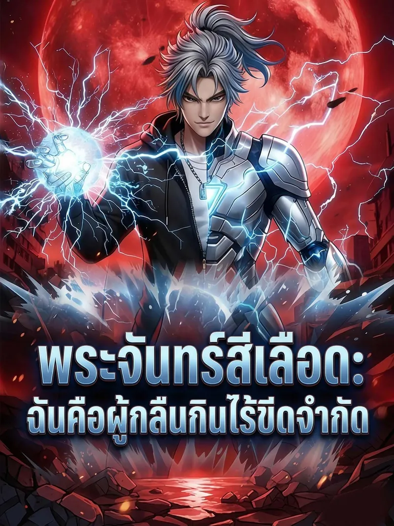 หน้าปกพระจันทร์สีเลือด: ฉันคือผู้กลืนกินไร้ขีดจำกัด