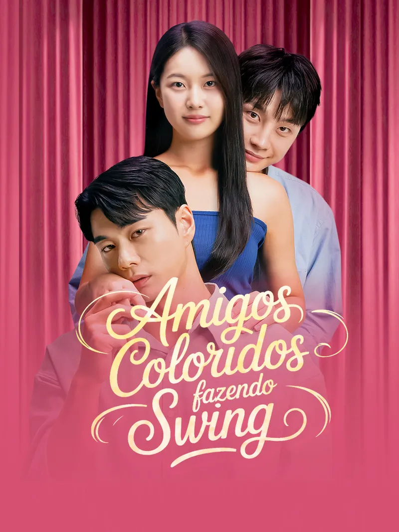 Capa de Amigos Coloridos Fazendo Swing