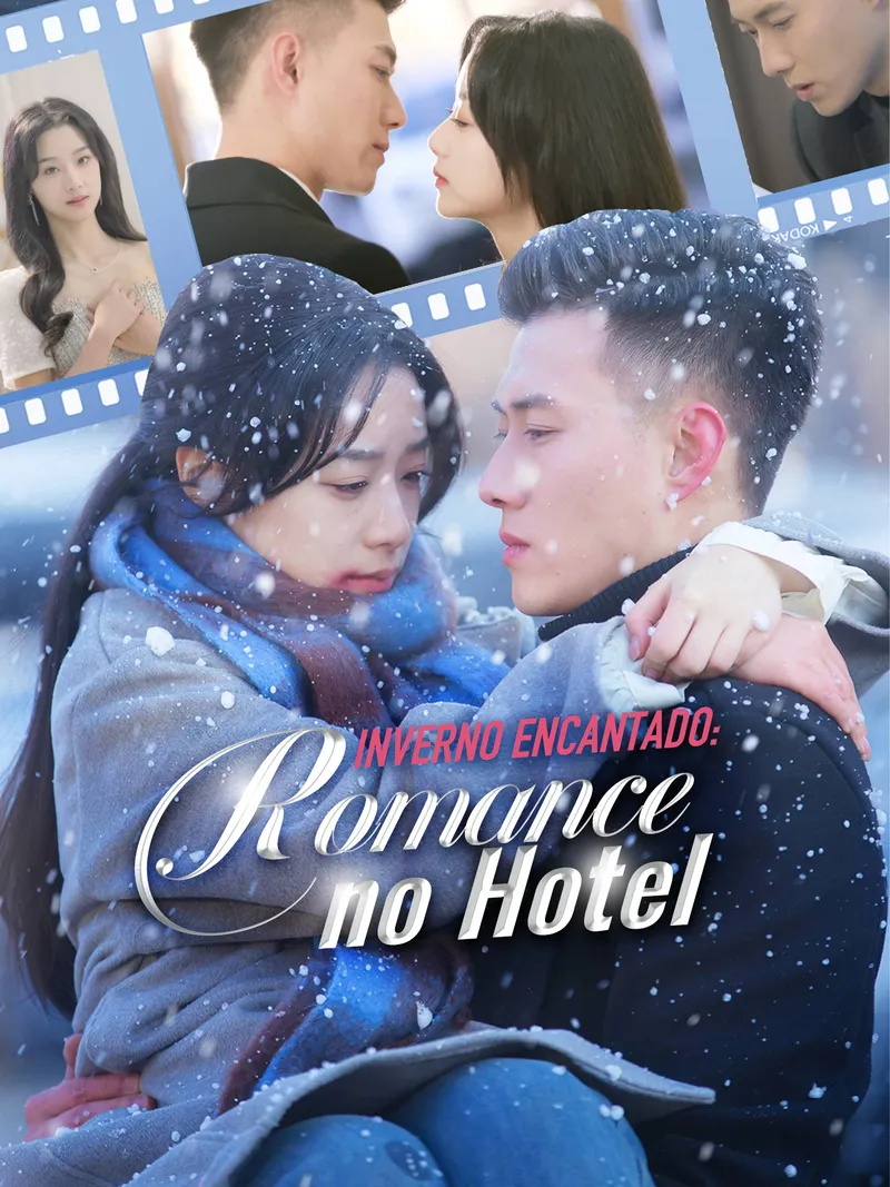 Capa de Inverno Encantado: Romance no Hotel