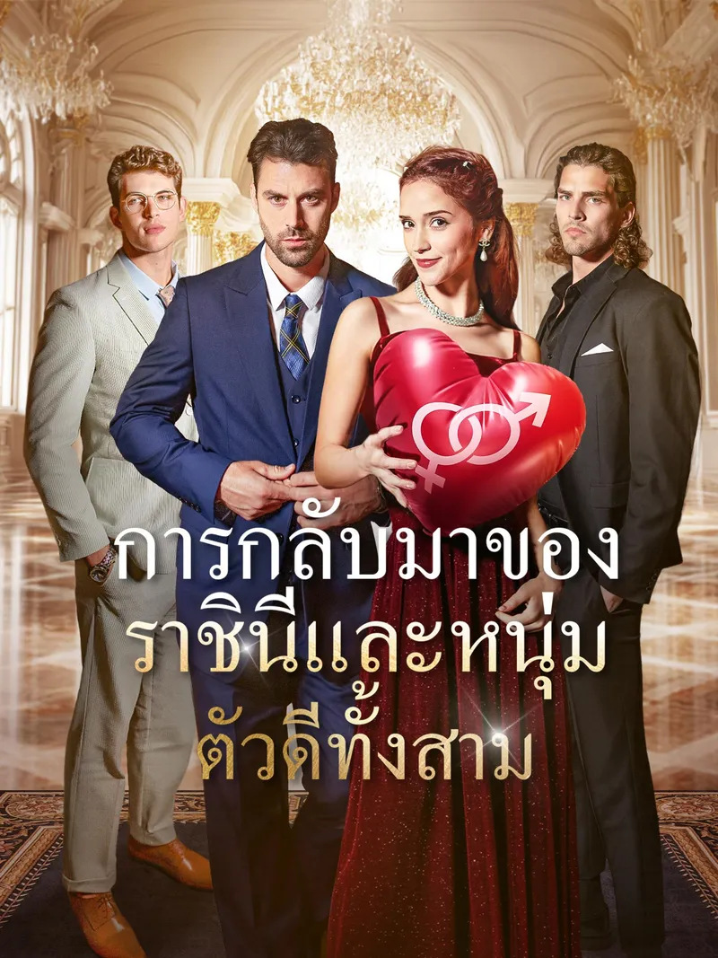 หน้าปกการกลับมาของราชินีและหนุ่มตัวดีทั้งสาม