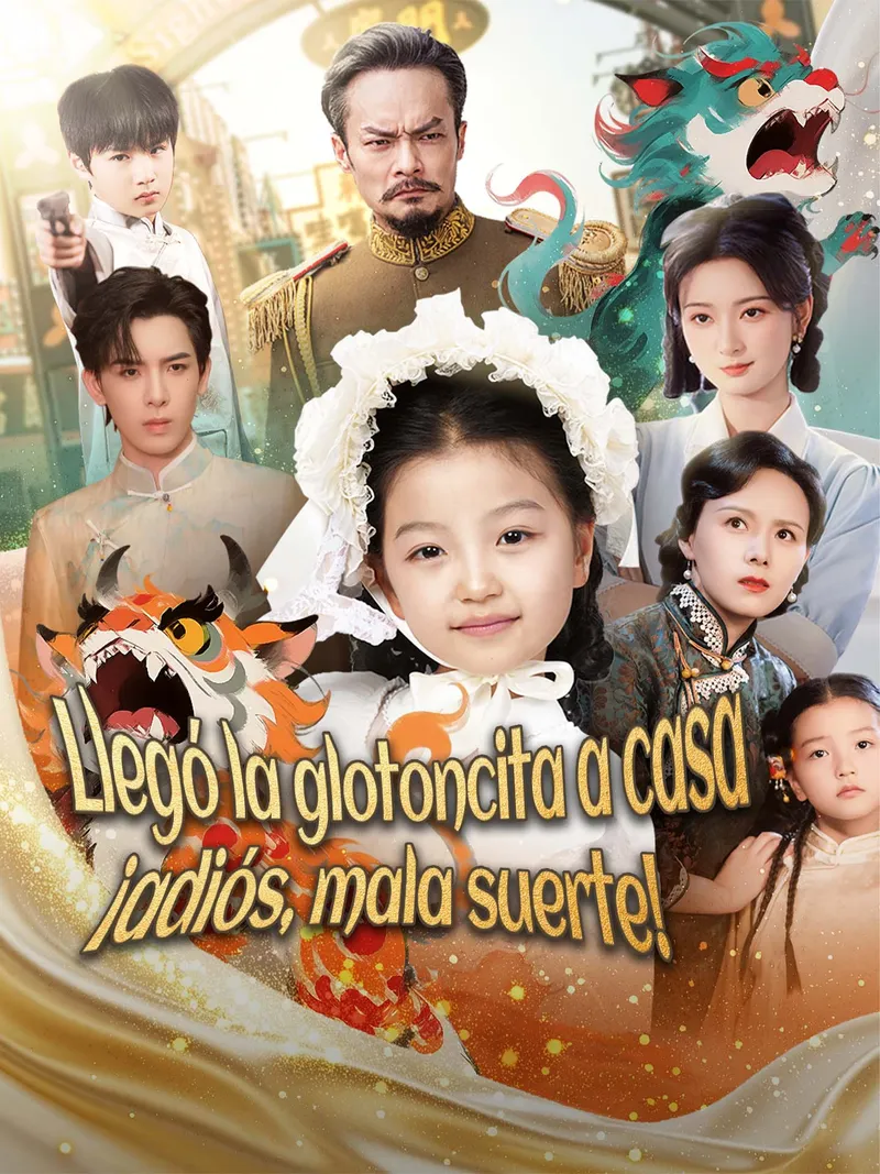 Portada de Llegó la glotoncita a casa, ¡adiós, mala suerte!