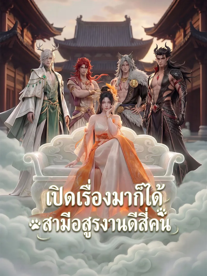 หน้าปกเปิดเรื่องมาก็ได้สามีอสูรงานดีสี่คน