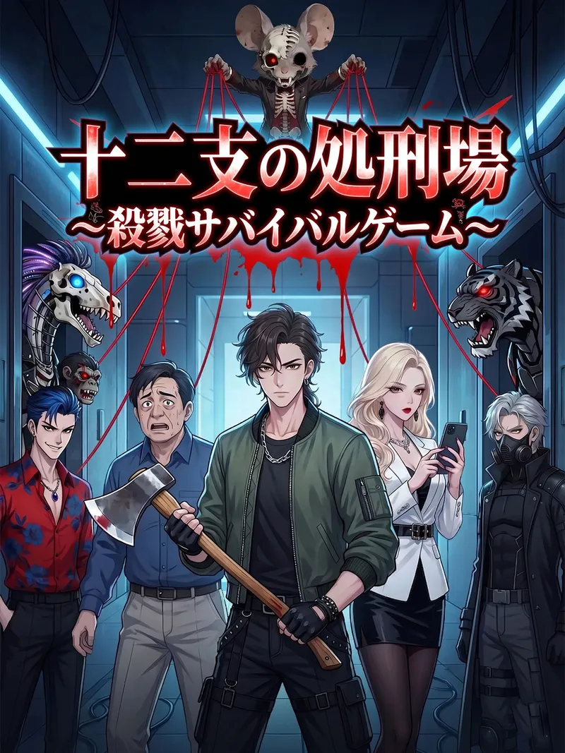 「十二支の処刑場~殺戮サバイバルゲーム~」のカバー画像