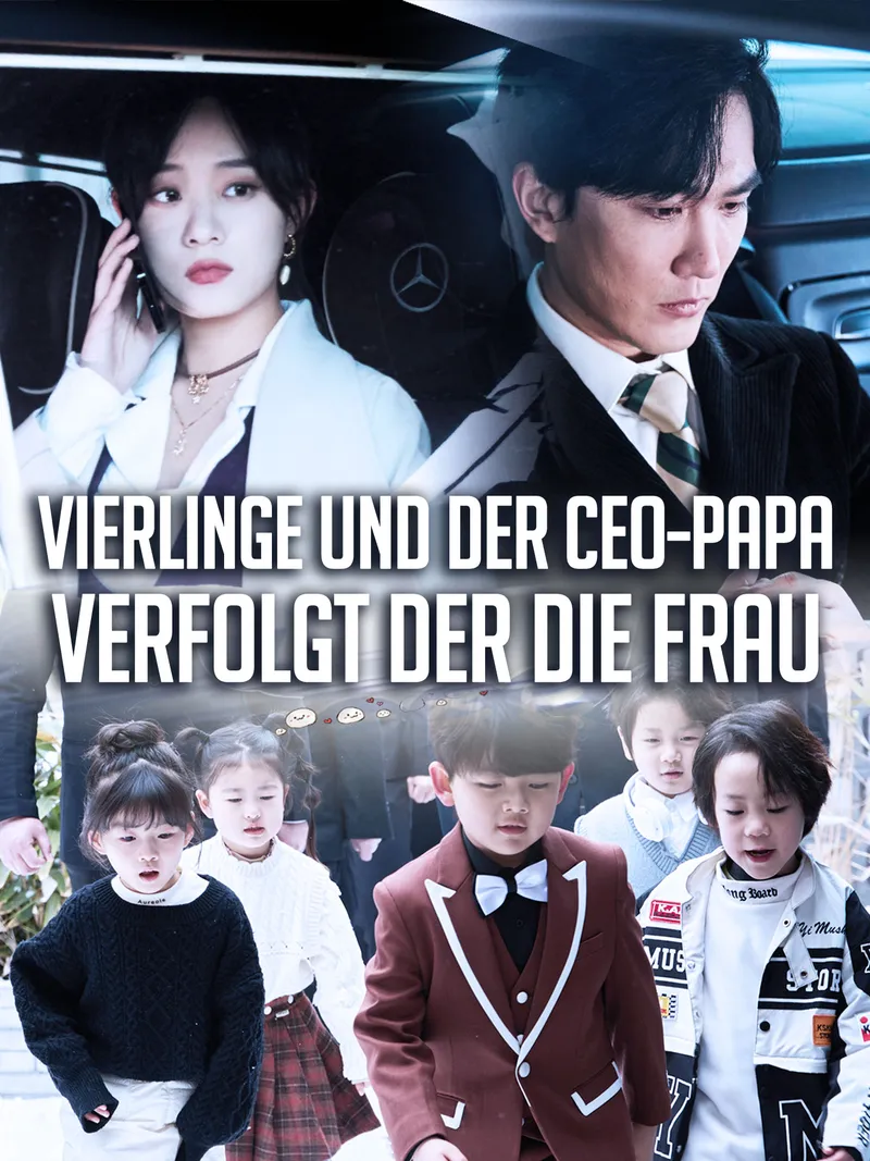 Cover von Vierlinge und der CEO-Papa verfolgt der die Frau