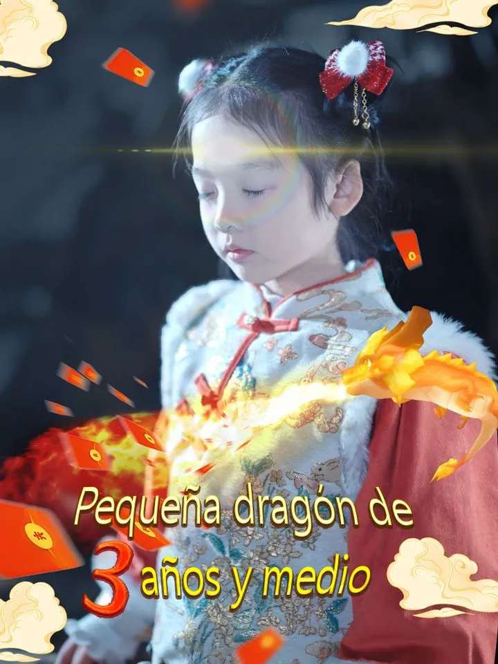 Portada de Pequeña dragón de 3 años y medio
