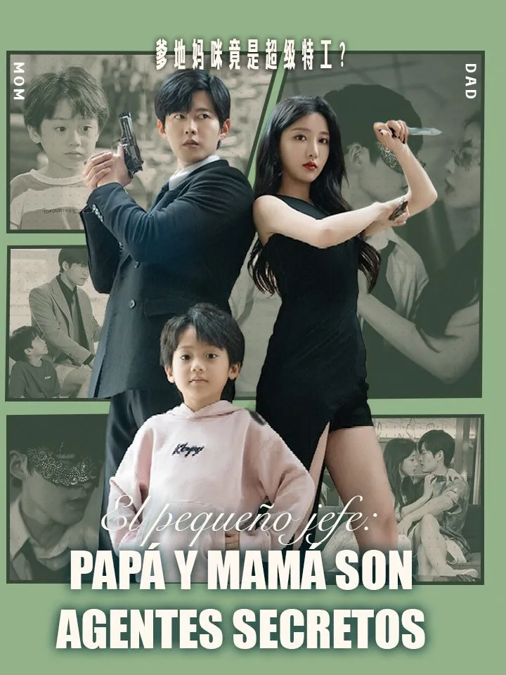 Portada de El pequeño jefe: Papá y mamá son agentes secretos