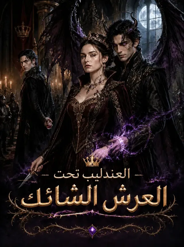 غلاف العندليب تحت العرش الشائك