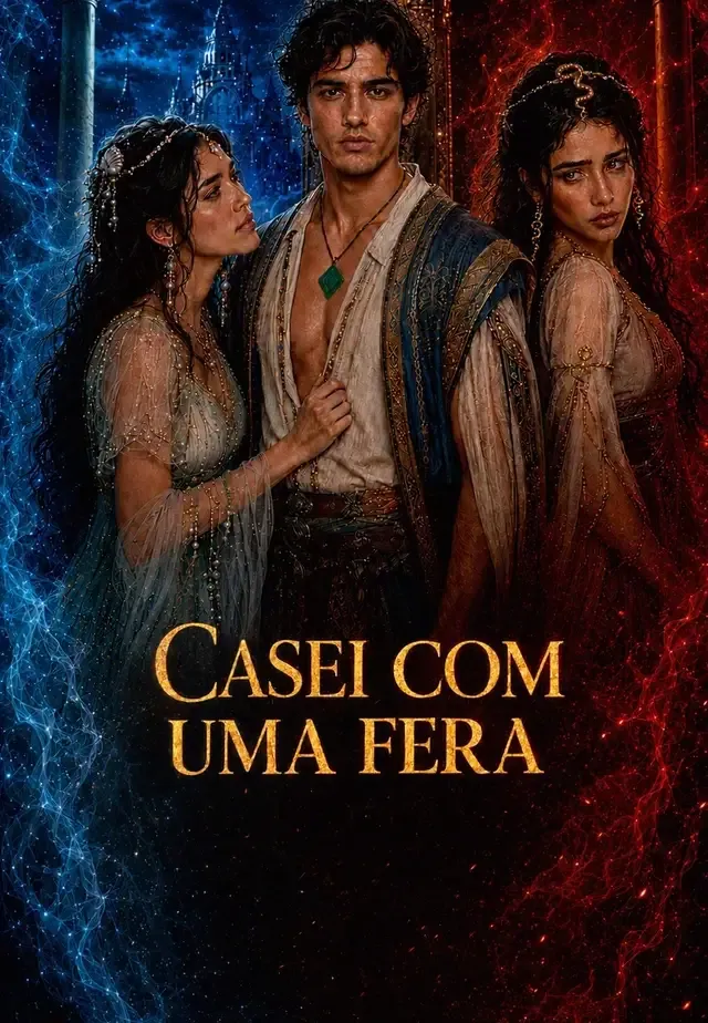 Capa de Casei com uma fera