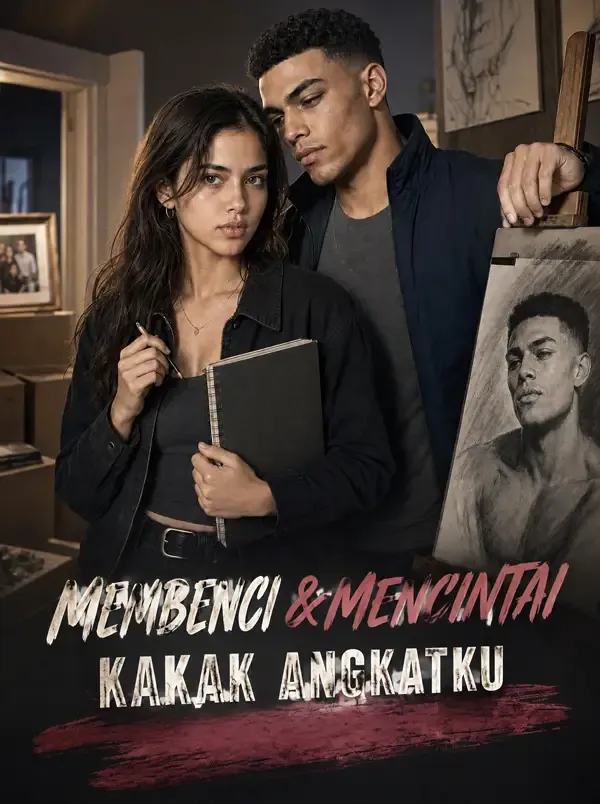 Sampul Membenci & Mencintai Kakak Angkatku
