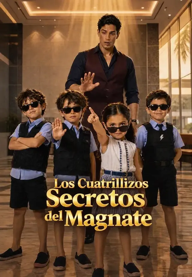 Portada de Los Cuatrillizos Secretos del Magnate