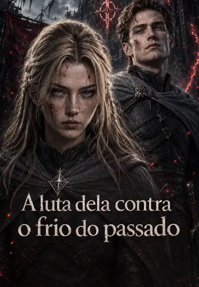 Capa de A luta dela contra o frio do passado