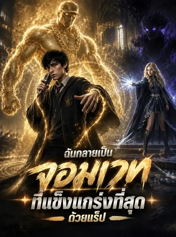หน้าปกฉันกลายเป็นจอมเวทที่แข็งแกร่งที่สุดด้วยแร็ป