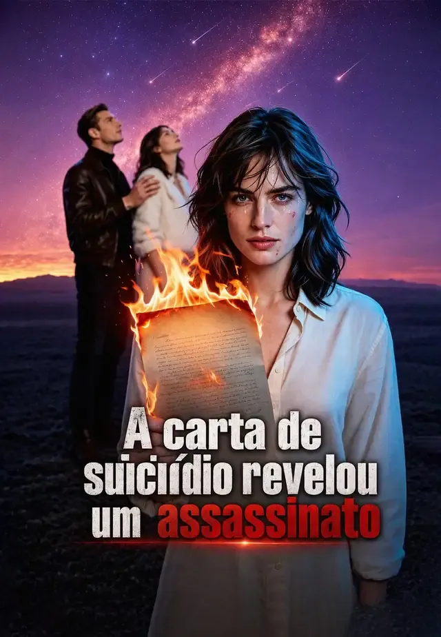 Capa de A carta de suicídio revelou um assassinato