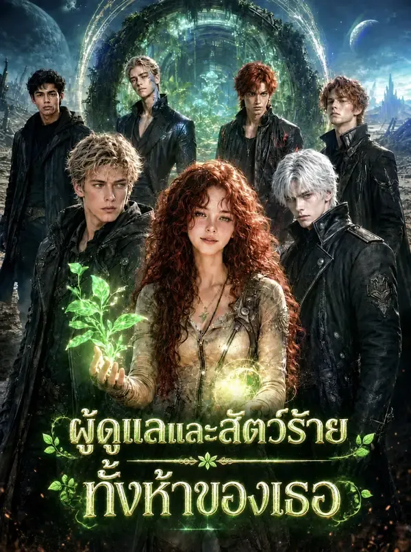 หน้าปกผู้ดูแลและสัตว์ร้ายทั้งห้าของเธอ