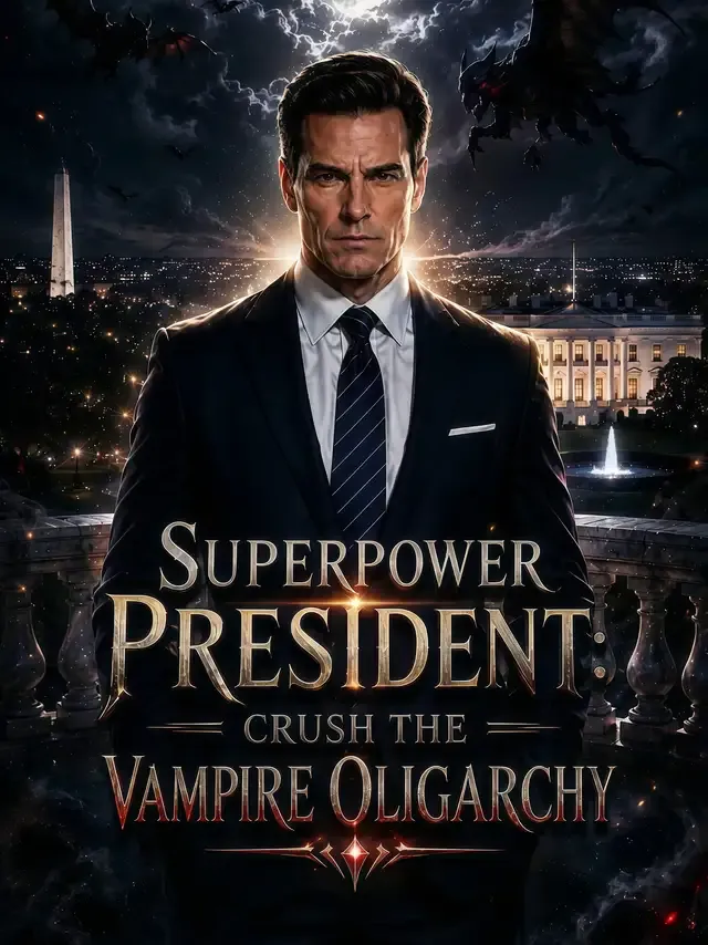 SUPERPOWER PRESIDENT：CRUSH THEVAMPIRE OLIGARCHY cover