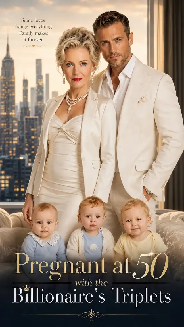 Pregnant at 50 with the Billionaire's Triplets cover