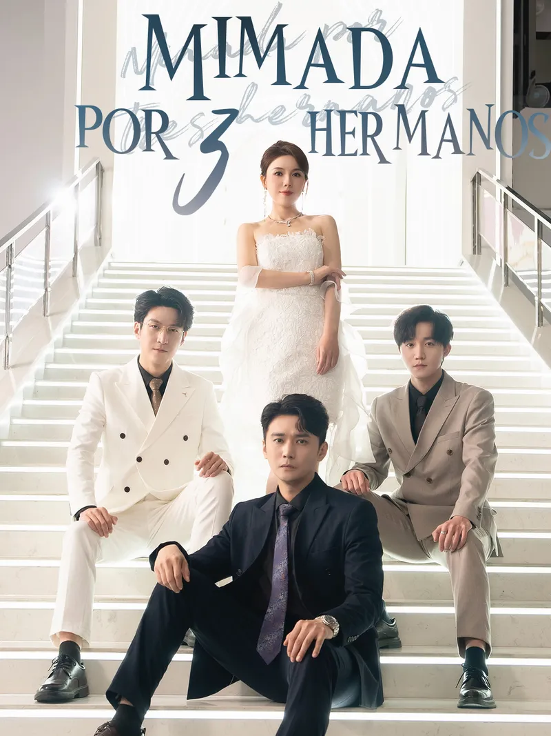 Portada de Mimada por tres hermanos