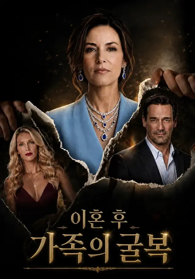 이혼 후 가족의 굴복 표지