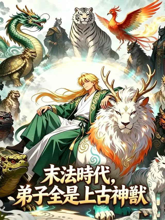 《末法時代，弟子全是上古神獸》封面