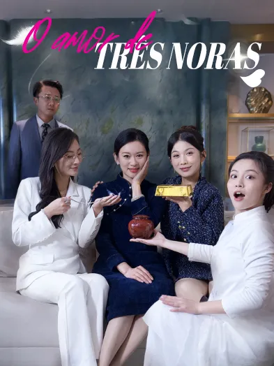 Capa de O amor de três noras