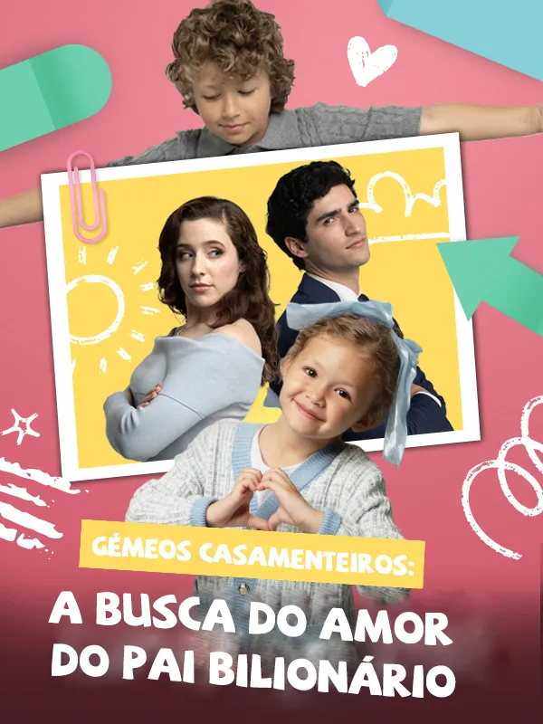 Capa de Gémeos casamenteiros: A busca do amor do pai bilionário