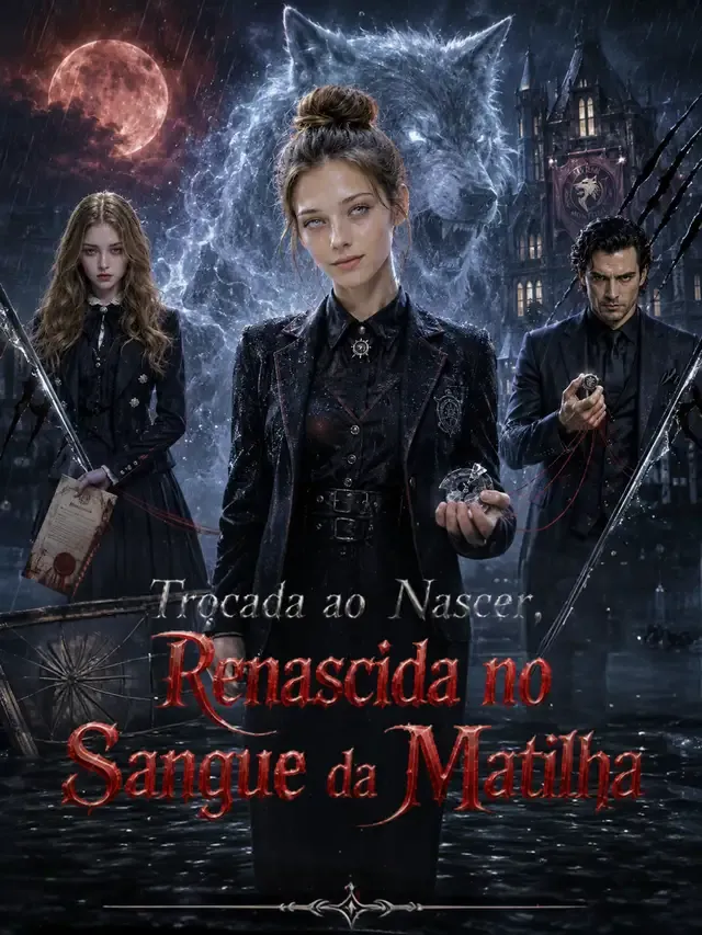 Capa de Trocada ao Nascer, Renascida no Sangue da Matilha
