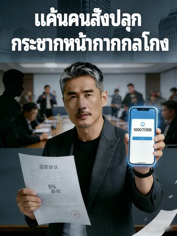 หน้าปกแค้นคนสั่งปลุก กระชากหน้ากากกลโกง