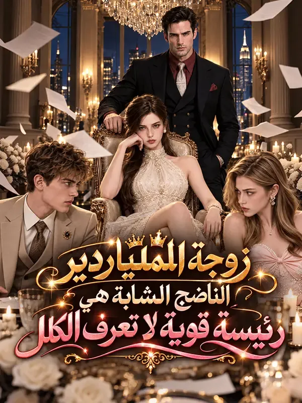 غلاف زوجة الملياردير الناضج الشابة هي رئيسة قوية لا تعرف الكلل
