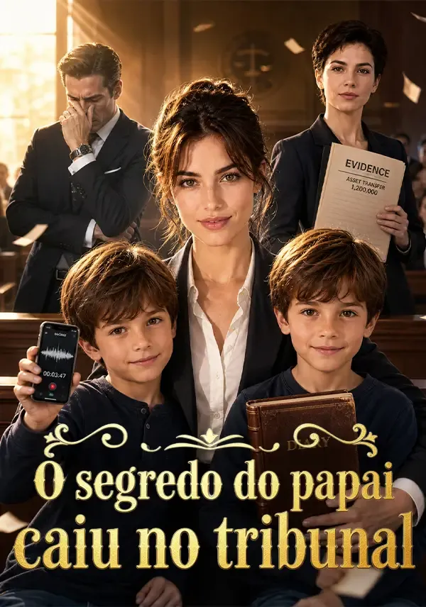Capa de O segredo do papai caiu no tribunal