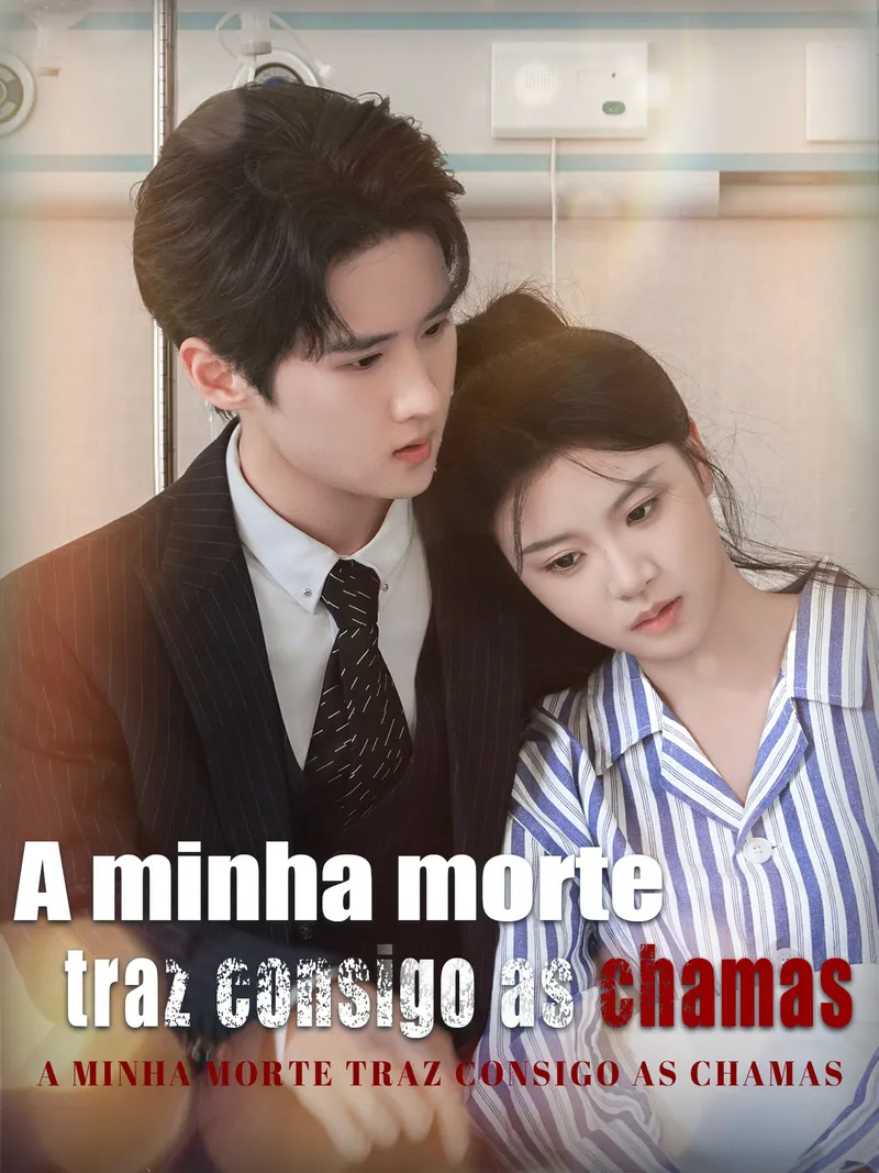 Capa de A minha morte traz consigo as chamas