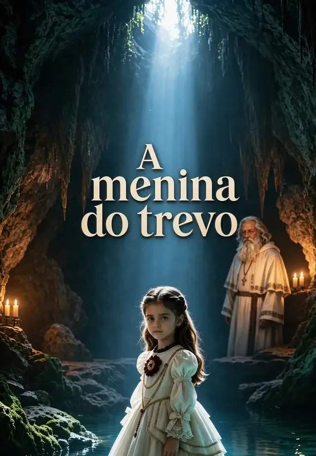 Capa de A menina do trevo