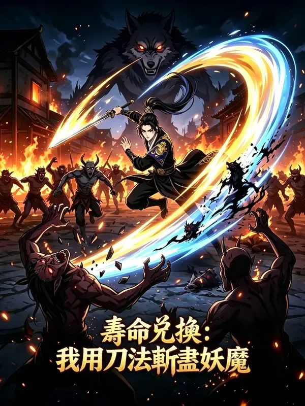 《壽命兌換：我用刀法斬盡妖魔》封面