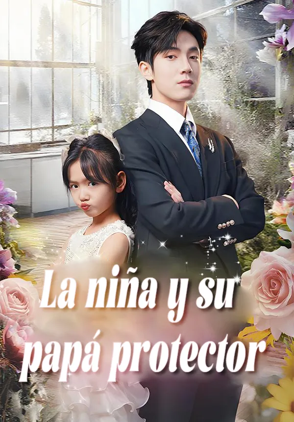Portada de La niña y su papá protector