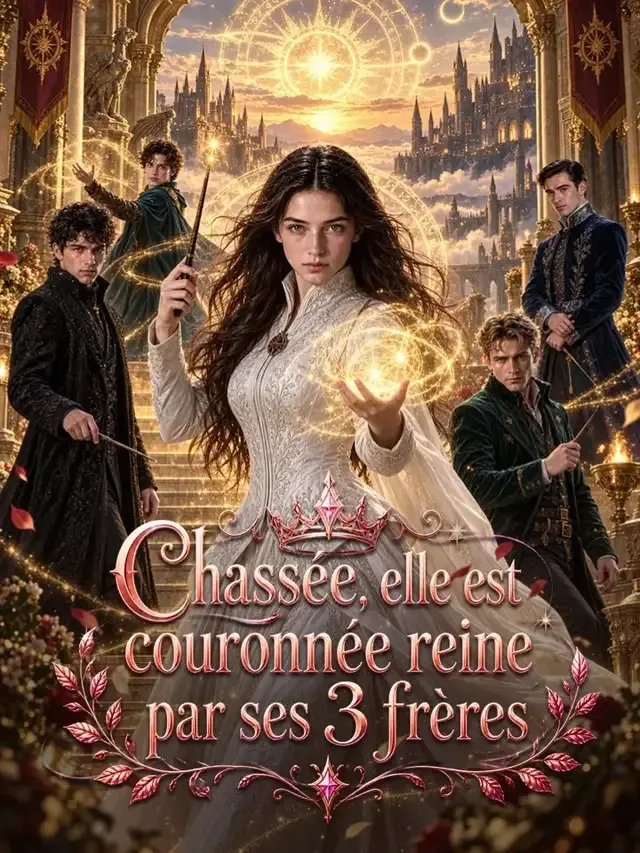 Couverture de Chassée, elle est couronnée reine par ses 3 frères