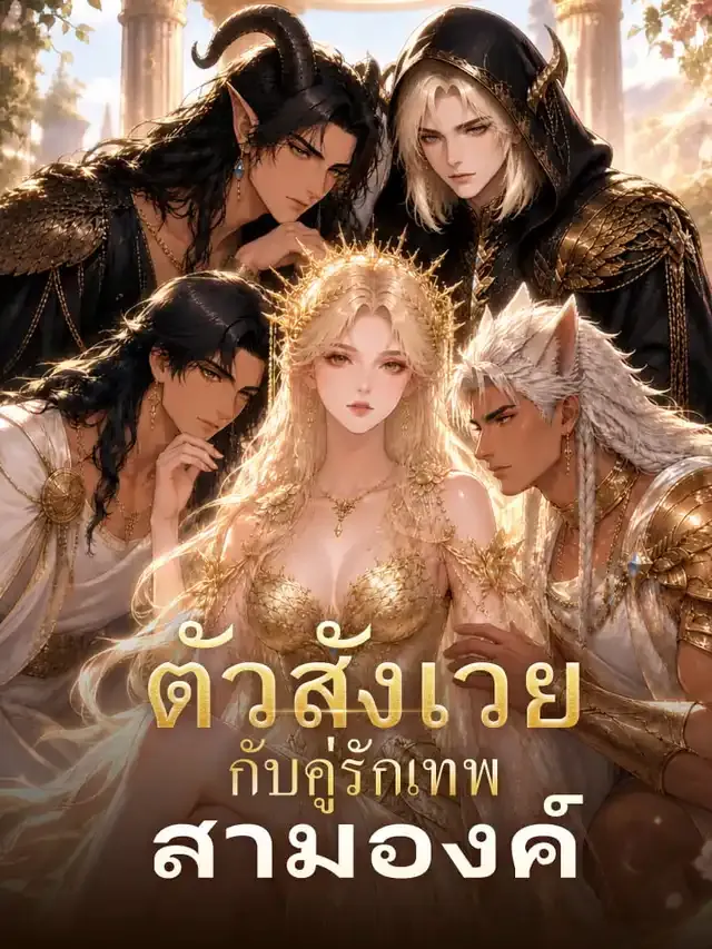 หน้าปกตัวสังเวยกับคู่รักเทพสามองค์