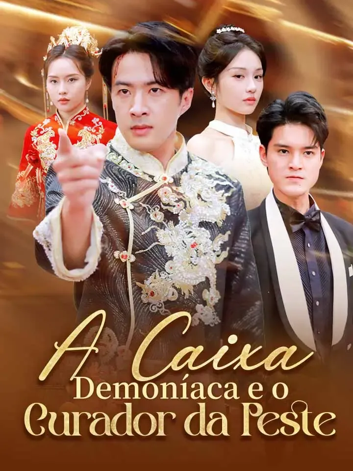 Capa de A Caixa Demoníaca e o Curador da Peste